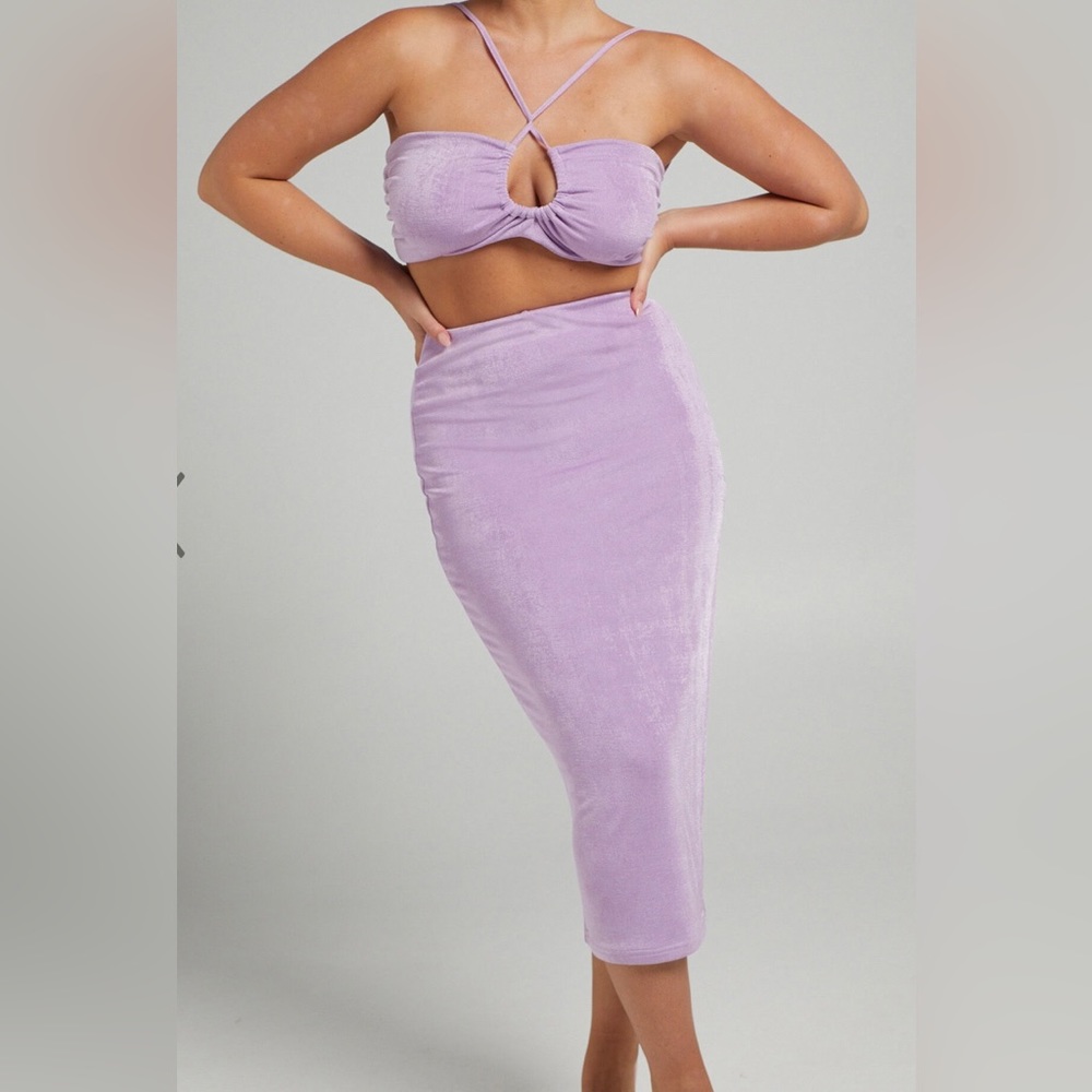 Skirt and top set